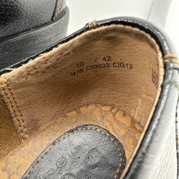 Born Concepts B.O.C Kimy Black Clog Bootie Size 10 C03603 Block Heel Slip On EUC - Picture 3 of 12